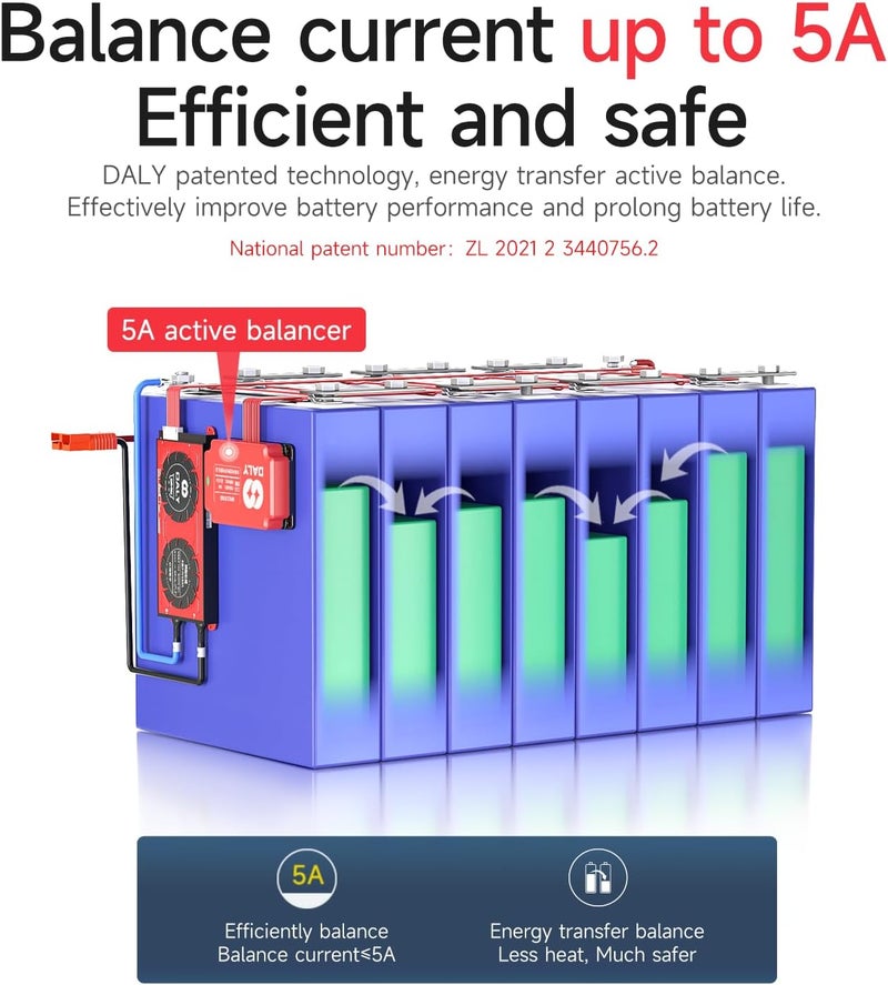 DALY 5A Active Equalizer 8S Active Balancer for Lifepo4 Li-ion Battery Groups Capacitor Balancer - Image 4
